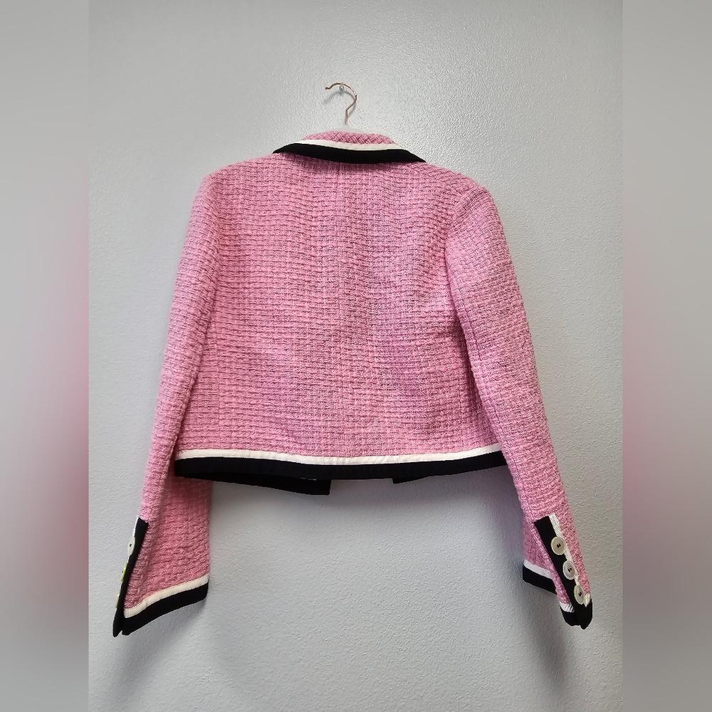 Miu Miu Tweed Long Sleeved Cropped Jacket - Picture 7 of 7